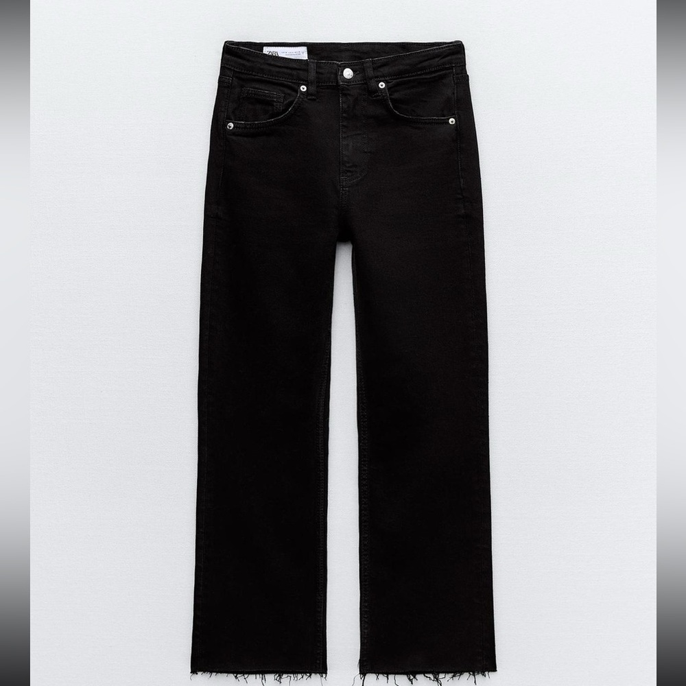 Zara mini flare jean